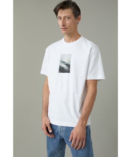 CLOSED Men's/Organic [SLOW GLOW]T-ｼｬﾂ/ﾌﾟﾘﾝﾄ