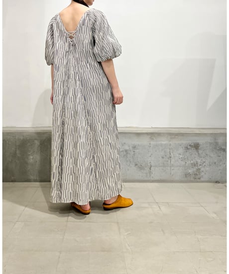 TEIJA/ドレス/ｺｯﾄﾝｽﾄﾗｲﾌﾟ・ﾌﾟﾘｰﾂ