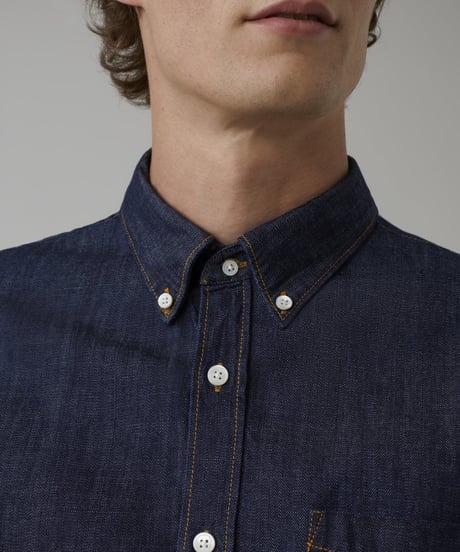 【残り僅か】CLOSED Men's/デニムシャツ/ダークブルー