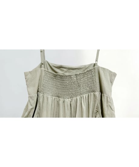 Cotton 100% / Jump suit / Dry Thyme