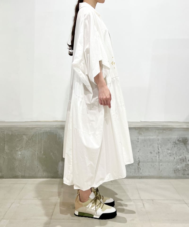 D-due/アシメントリーコットンワンピース/ホワイト | ETTA 