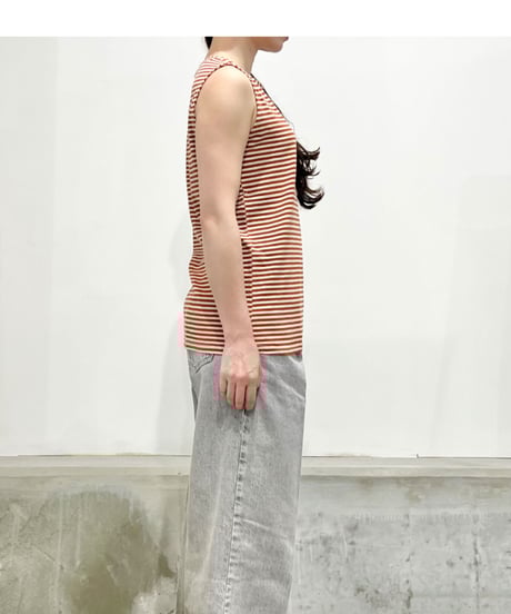 コットン＆リネンノースリーブ／アランチャ