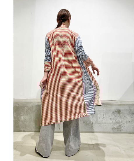 コットン＆リネンカーディガン／アランチャ＆アズーロ