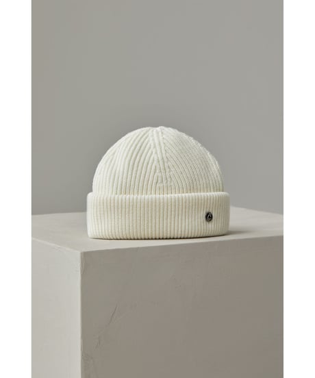 CLOSED/ニットキャップ/Ivory ＆Navy
