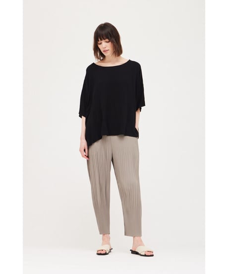 【残り僅か】Pleated Pants/Fawn グレージュ