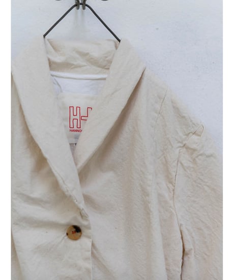 HannohWessel /バイオ&リサイクルコットンジャケット/Ivory