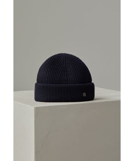 CLOSED/ニットキャップ/Ivory ＆Navy