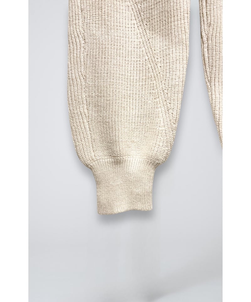 残り僅か】ニットジョガーパンツ/オーツカラー | ETTA