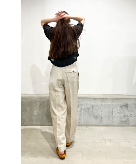 CLOSED/Organicコットンパンツ/Ivory・Navy