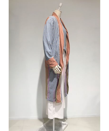 コットン＆リネンカーディガン／アランチャ＆アズーロ