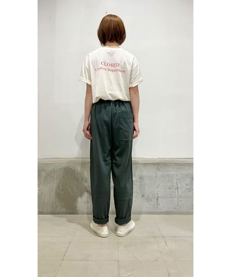【残り僅か】CLOSED/Organic logoTシャツ/Cream