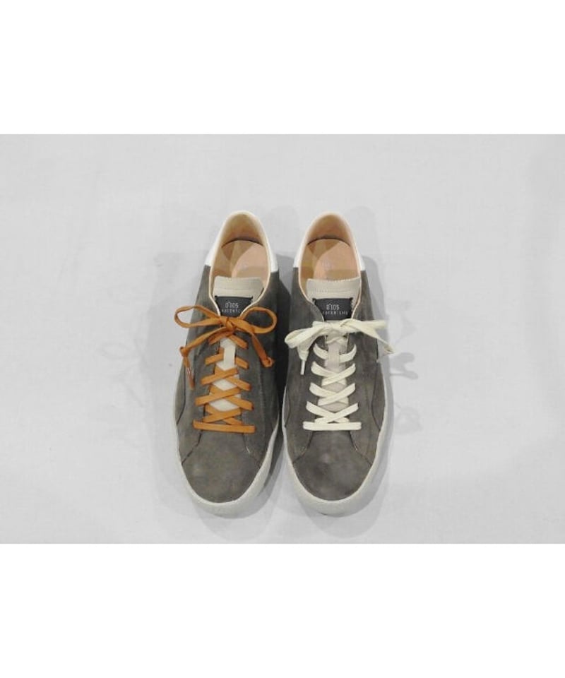 残り僅か]Men'sレースアップスエードスニーカー/ブラウン | ETTA