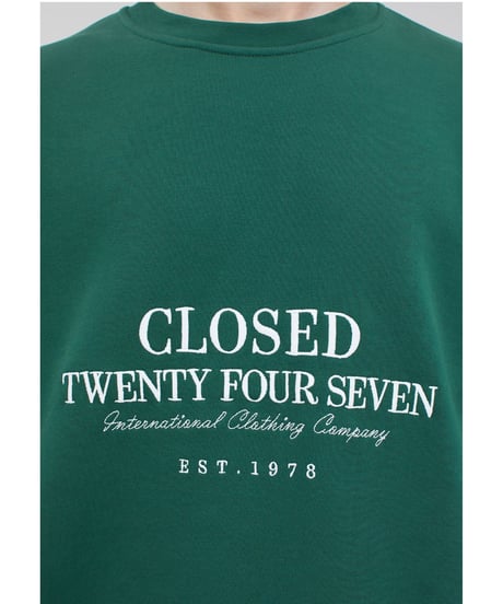 CLOSED Men's/ｵｰｶﾞﾆｯｸ裏毛ｽｴｯﾄ/Classic embroidery