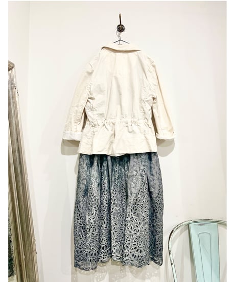 HannohWessel /バイオ&リサイクルコットンジャケット/Ivory