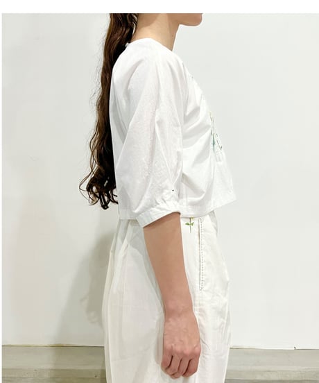 Jane Pin tuck top/Multi