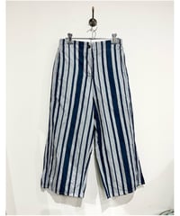 Hannoh wessel/コットンメタルパンツ/グレー＆ネイビー