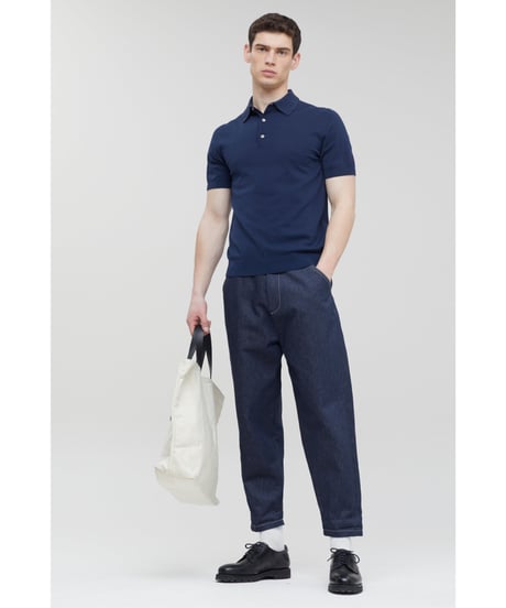 CLOSED Men's/ニットポロ・コットン100%/3カラー