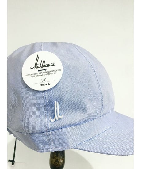 【残り僅か】Muhlbauer/キャップ[Cotton100%]/ブルー