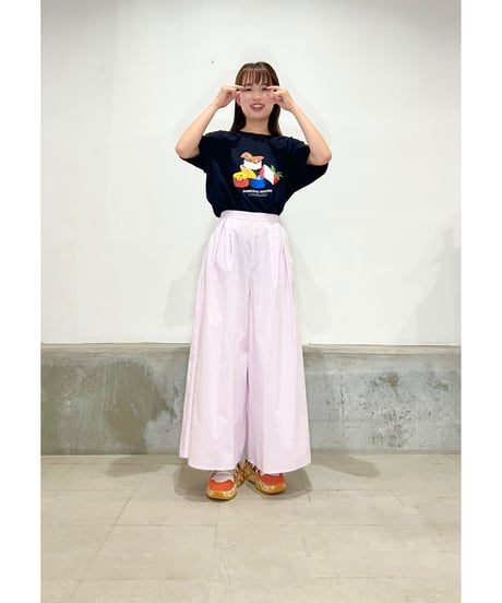 Loreak/Organic Cotton ｸﾞﾗﾌｨｯｸﾌﾟﾘﾝﾄT-ｼｬﾂ/ﾌﾞﾗｯｸ