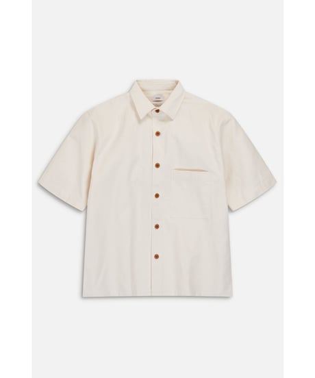 CLOSED Men's/コットン＆リネンシャツ/エクリュ