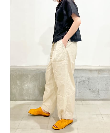 CLOSED/Organicコットンパンツ/Ivory・Navy