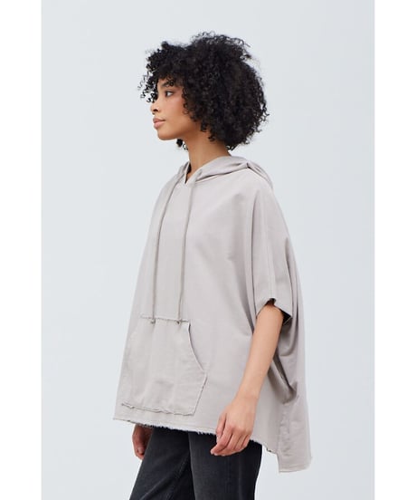Box Big Tee フーディー/Cotton100%/Dust