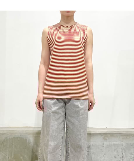 コットン＆リネンノースリーブ／アランチャ