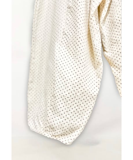 Dot Relaxed Pants/Cotton 100%/Ivory