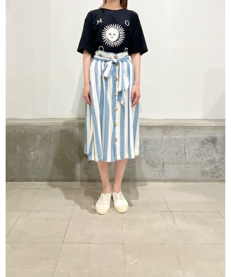 Tee Library/スーピマコットンTシャツ/Mood Black