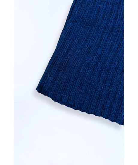 VONSONO/ｱﾙﾊﾟｶ&ｵｰｶﾞﾆｯｸｳｰﾙ・Beanie/Navy