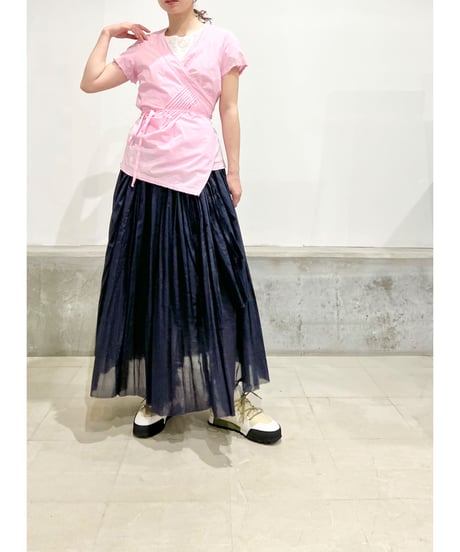 Lady'sコットンカシュクールシャツ(ローズ・グレー)/HannohWessel/38