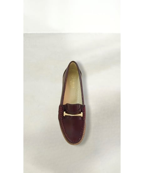 【残り僅か】BIANCA/エナメルレザーシューズ/Wine