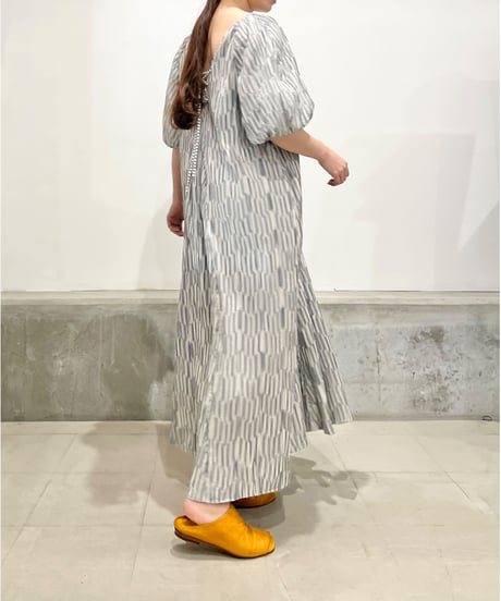 TEIJA/ドレス/ｺｯﾄﾝｽﾄﾗｲﾌﾟ・ﾌﾟﾘｰﾂ