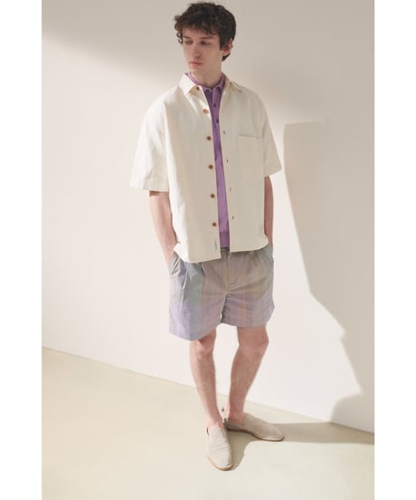 CLOSED Men's/コットン＆リネンシャツ/エクリュ