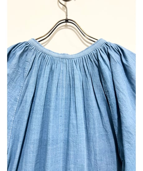 NY Mane/Kala cotton ミニドレス/Indigo