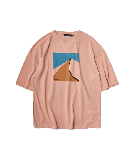 [残り僅か]Tee Library/OVER Tシャツ/ベージュ