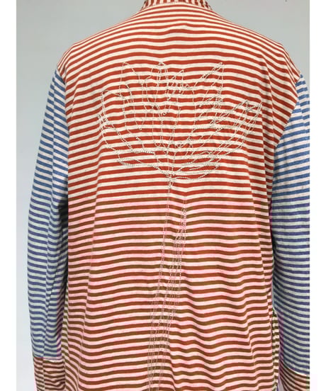 コットン＆リネンカーディガン／アランチャ＆アズーロ