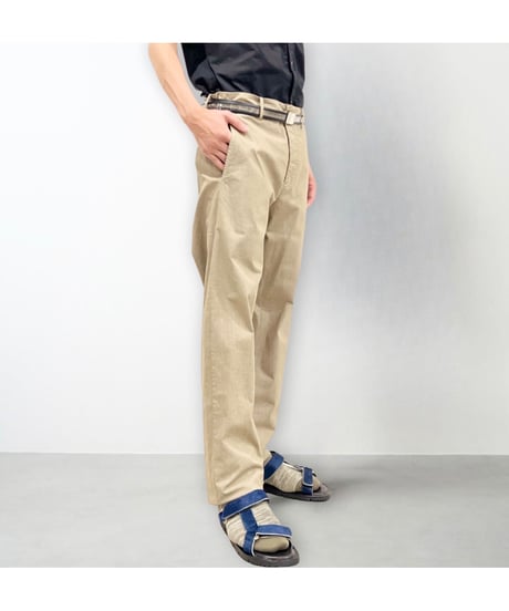 Men'sコットンストレッチパンツ/HannohWessel/ベージュ