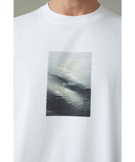 CLOSED Men's/Organic [SLOW GLOW]T-ｼｬﾂ/ﾌﾟﾘﾝﾄ