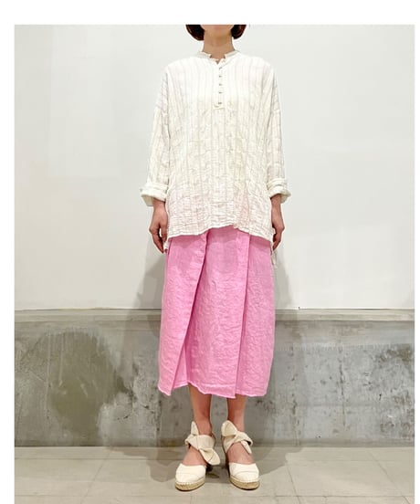 Lady'sリネンスカート(ローズ)/HannohWessel