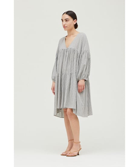 Cotton Shirt/Dress/Black stripes