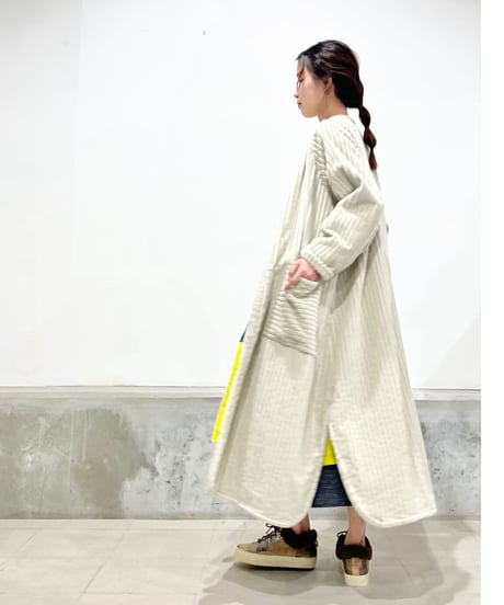 【残り僅か】elsa esturgie/ｺｯﾄﾝ100%ｺｰﾃﾞｭﾛｲｺｰﾄ/ﾗｲﾑｸﾞﾘｰﾝ