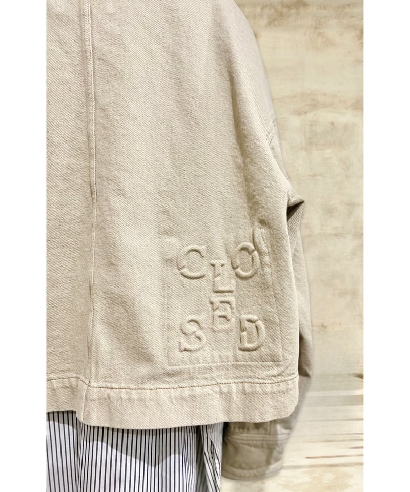 未使用タグ付き✨25SS✨スローブイエナ ドビーシングルオーバージャケット 残り僅か】CLOSED Lady's/リラクシング・エンボスロゴジャケット