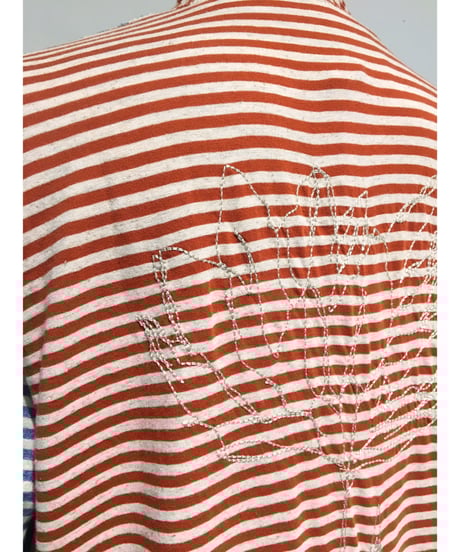 コットン＆リネンカーディガン／アランチャ＆アズーロ