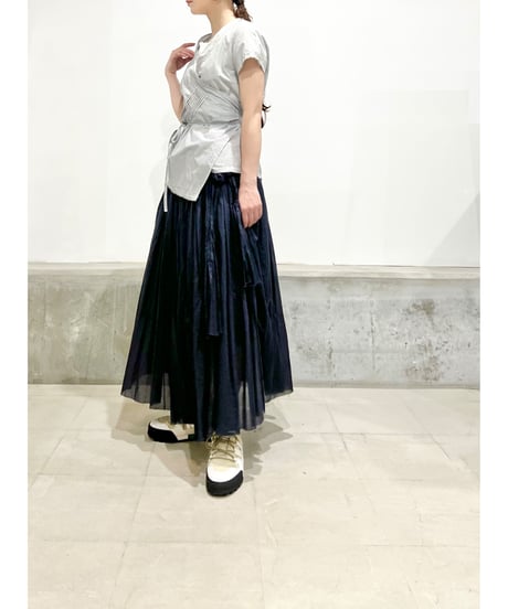 Lady'sコットンカシュクールシャツ(ローズ・グレー)/HannohWessel/38