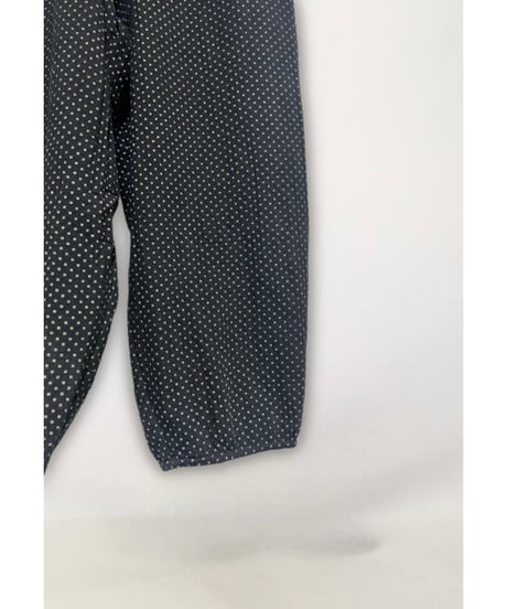【残り僅か】Dot Relaxed Pants/Cotton 100%/Black