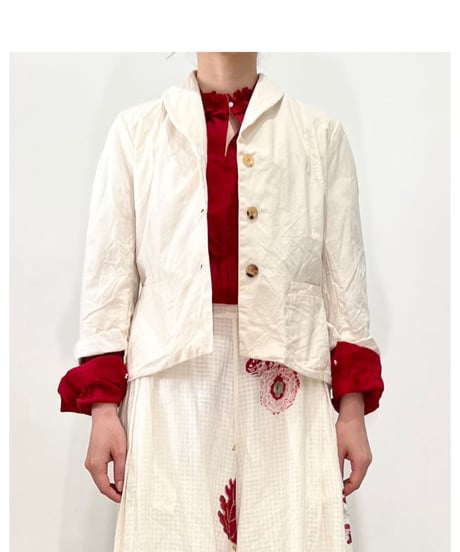 HannohWessel /バイオ&リサイクルコットンジャケット/Ivory