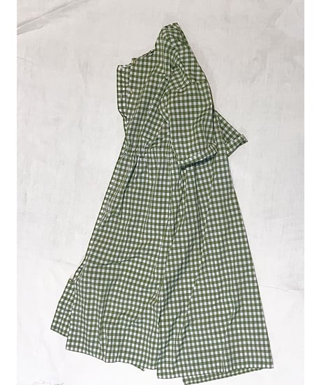 Mamab./ギンガムドレス/コットンナイロン/アロエ