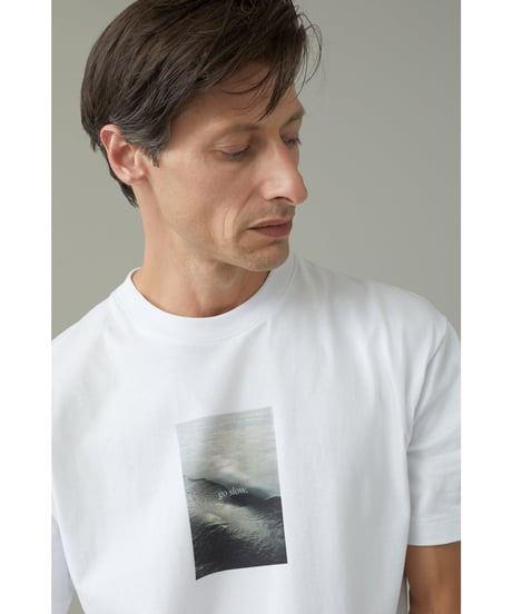 CLOSED Men's/Organic [SLOW GLOW]T-ｼｬﾂ/ﾌﾟﾘﾝﾄ