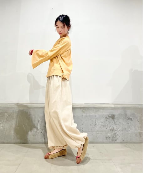 【残り僅か】Marche21／コットン&キュプラトップス／Mango